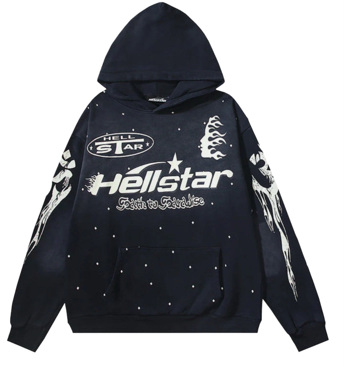 Hellstar Studios “Path to Paradise” Hoodie (Black/White)