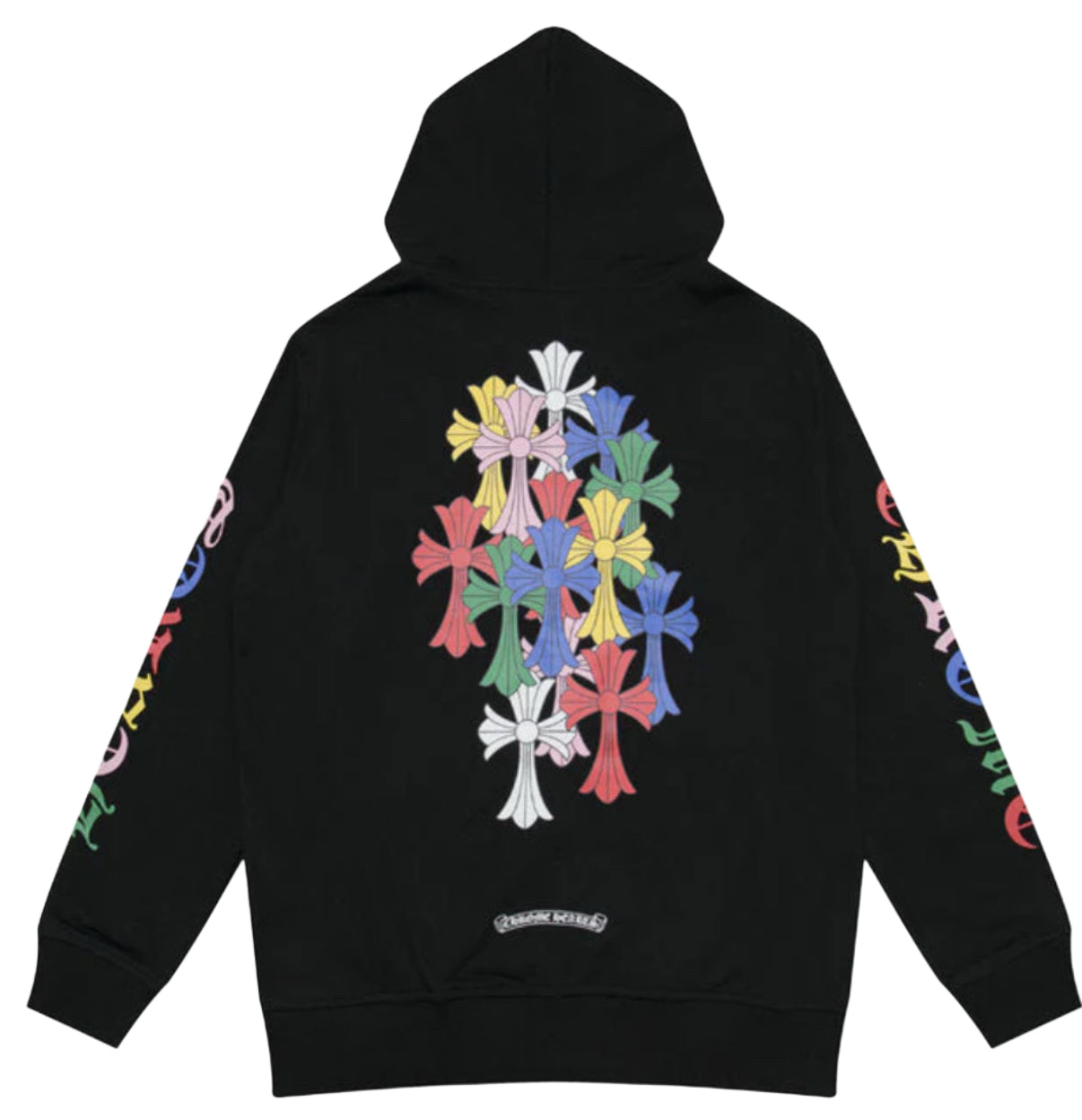 Chrome Hearts Multi-Color Cross Zip Hoodie (Black)