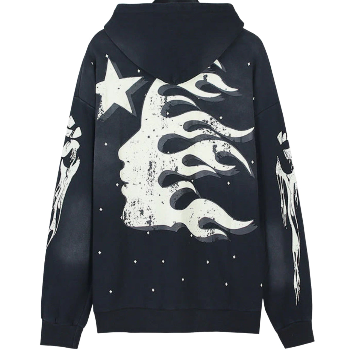 Hellstar Studios “Path to Paradise” Hoodie (Black/White)