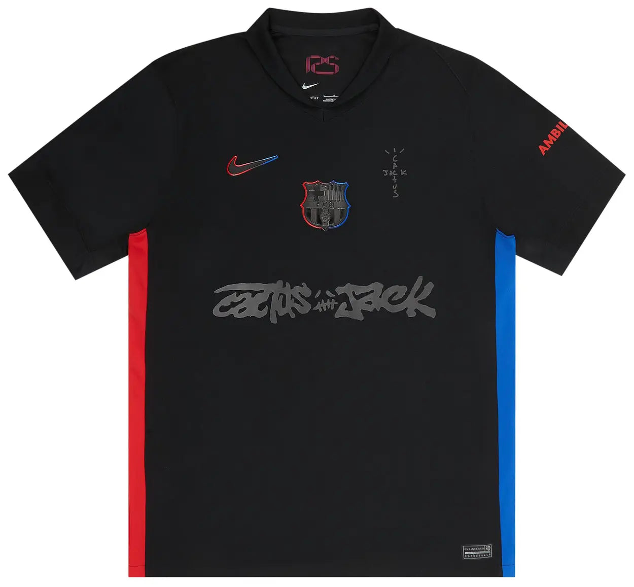 Nike FC Barcelona x Cactus Jack 2024/25 Match Away Jersey 'Black'