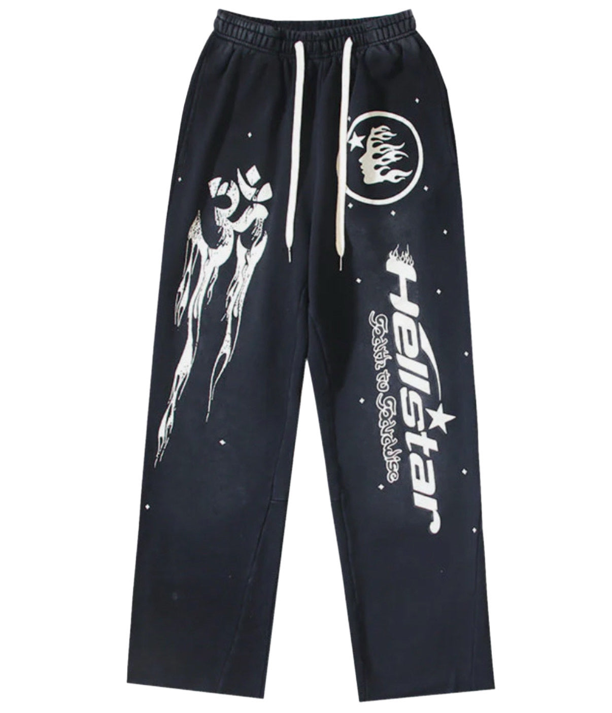 Hellstar “Gate to Paradise” Sweatpants (Black)
