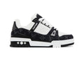 Louis Vuitton LV Trainer Sneaker Low “Black Monogram Denim / White Leather”