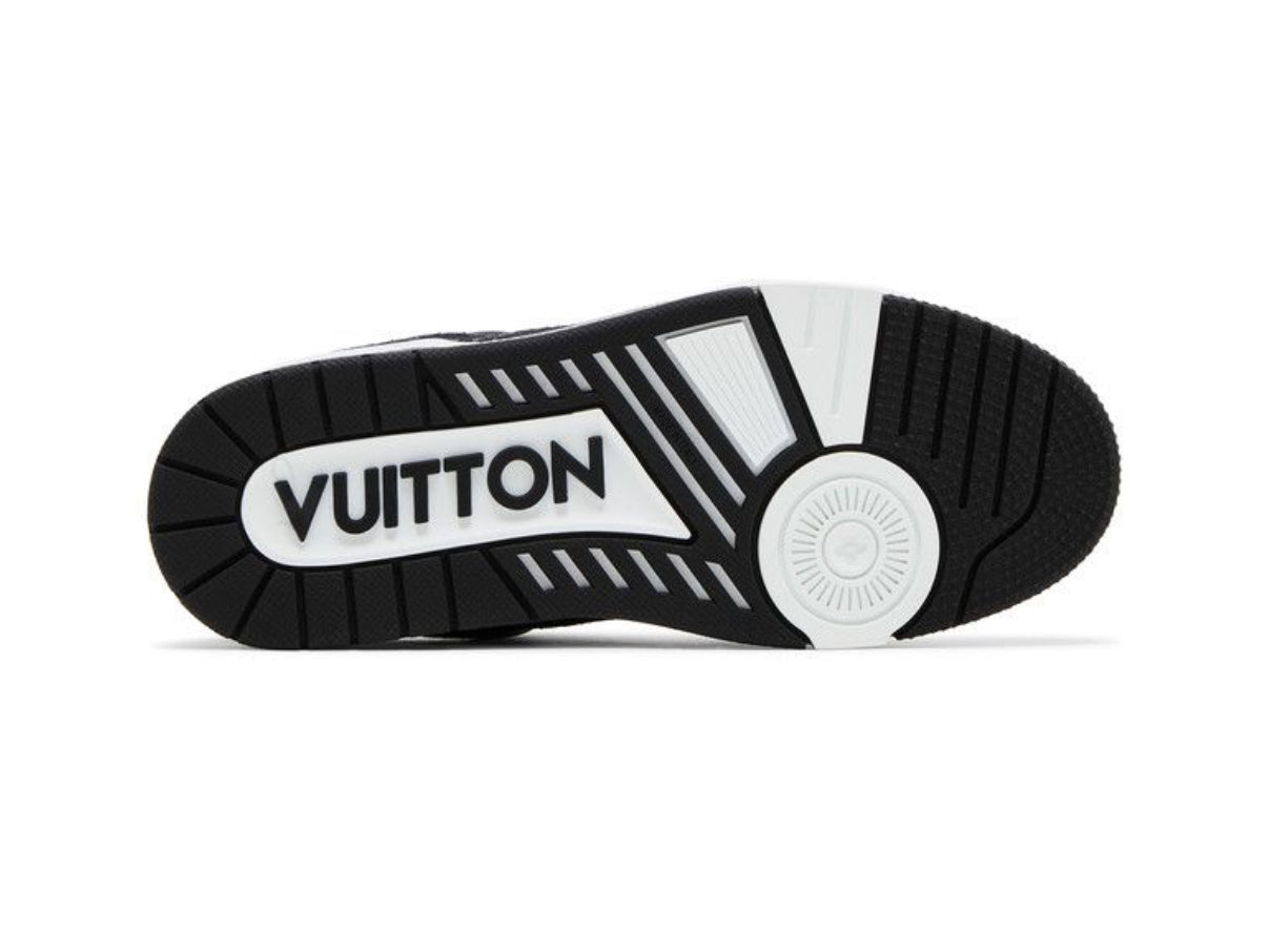 Louis Vuitton LV Trainer Sneaker Low “Black Monogram Denim / White Leather”