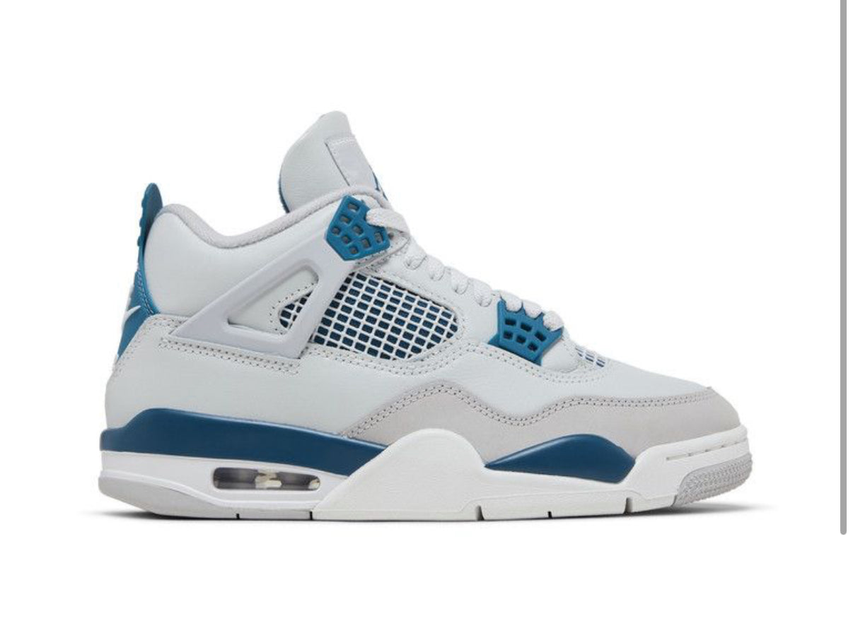 Air Jordan 4 Retro “Midnight Navy / Teal” (White/Teal Blue)