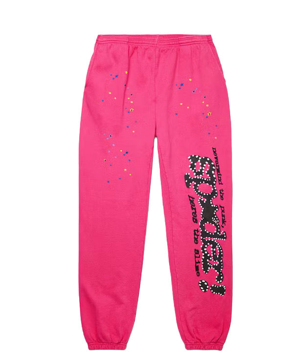 Pink Sp5der Sweatpants
