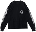 Chrome Hearts Horseshoe Long-Sleeve T-Shirt 'Black/White'