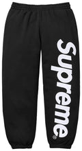 Supreme Satin Appliqué Sweatpant 'Black'