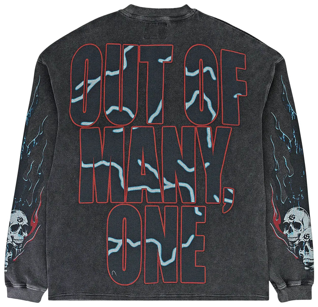 Godspeed Pit Stop Thermal Long-Sleeve T-Shirt 'Grey Wash'