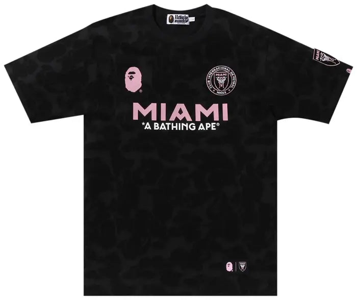 BAPE x Inter Miami CF Tee 'Black Pink'