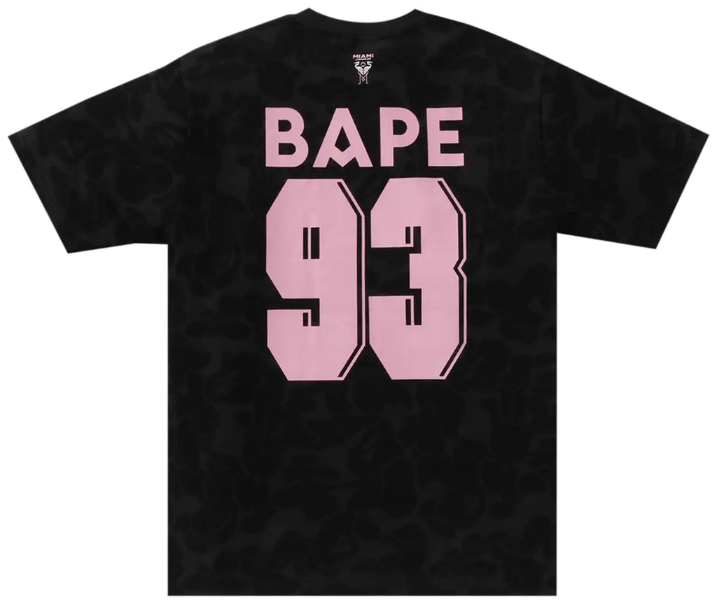 BAPE x Inter Miami CF Tee 'Black Pink'