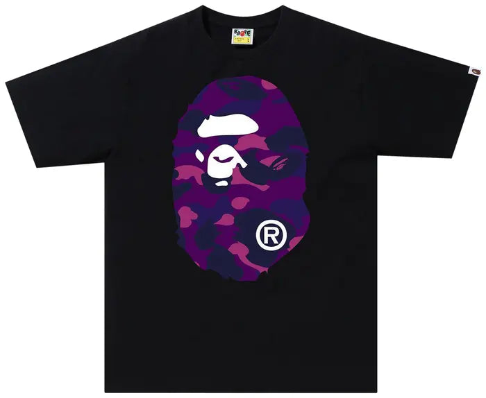 BAPE ABC Camo Ape Head Tee 'Purple'
