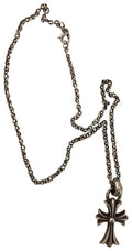 Chrome Hearts Cross With Vail Pendant Necklace 'Silver'